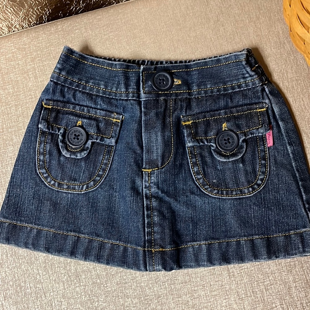 Demin Stretch Skirt Size 12-18 Months Baby Gap